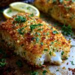 Heilbutt mit Knoblauch-Parmesan-Kruste: Perfektion in 15 Minuten gebacken (Wilingga-Rezepte)