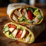 Hähnchen-Avocado-Wraps