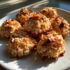 15-Minuten No-Bake Kokosnuss-Pekannuss-Pralinenkekse - unwiderstehlich!