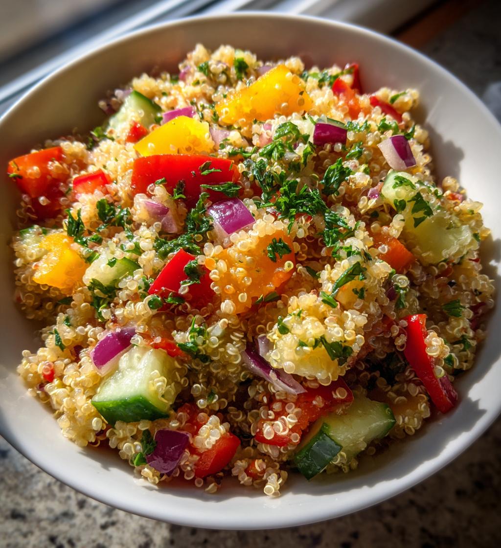 Regenbogen-Quinoa-Salat