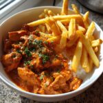 Butter Chicken mit knusprigen Pommes Frites