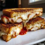 Chicken Parmesan Grilled Cheese Sandwich