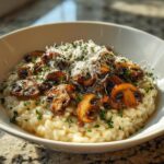 Cremige Risotto mit Pilzen und Parmesan