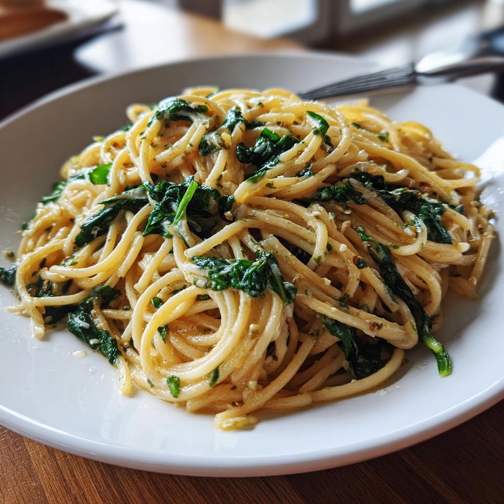 Cremige Toskana-Pasta mit Spinat