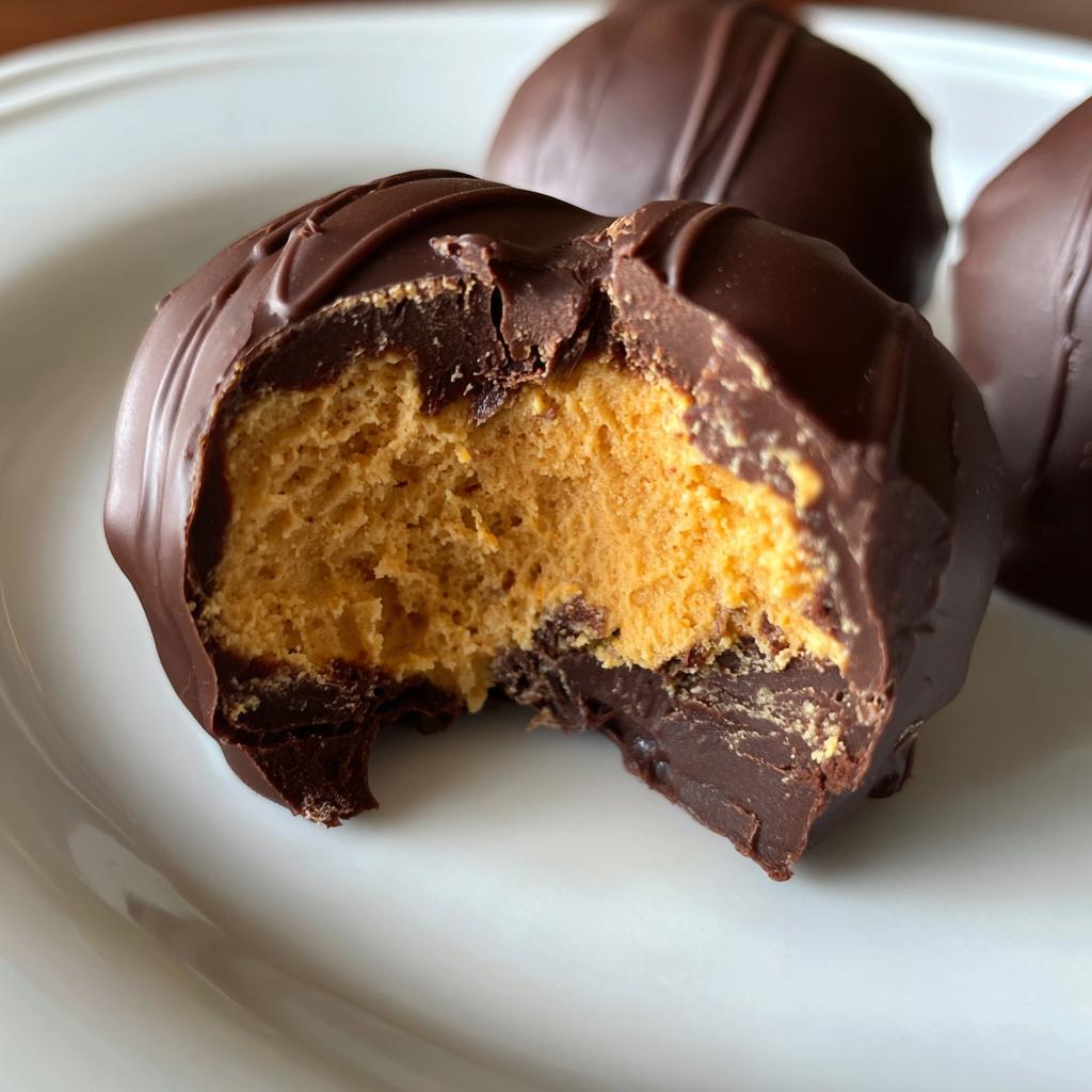 Einfache No-Bake-Kürbis-Käsekuchen-Kugeln