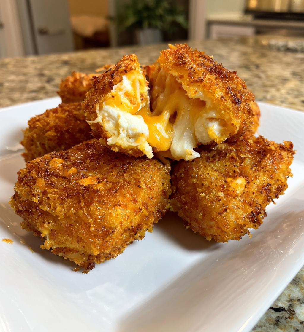 Frittierte Käse-Doritos mit Füllung