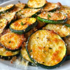 Gebackene Zucchini mit Parmesan – knusprig in 30 Minuten