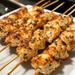 Gegrillte Ranch-Knoblauch-Parmesan-Hähnchenspieße – Eine Geschmacksexplosion!