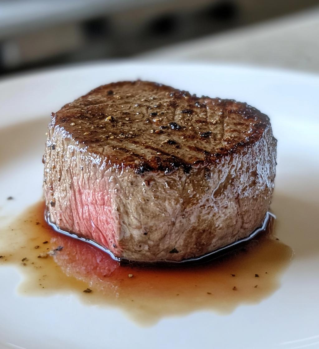 In der Pfanne gebratenes Filet Mignon