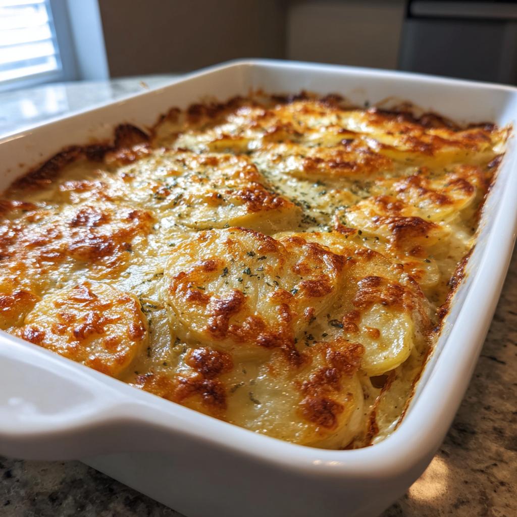 Kartoffel-Käse-Auflauf aus dem Ofen