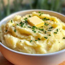 Cremiges Kartoffelpüree mit Butter und Schnittlauch in 30 Minuten