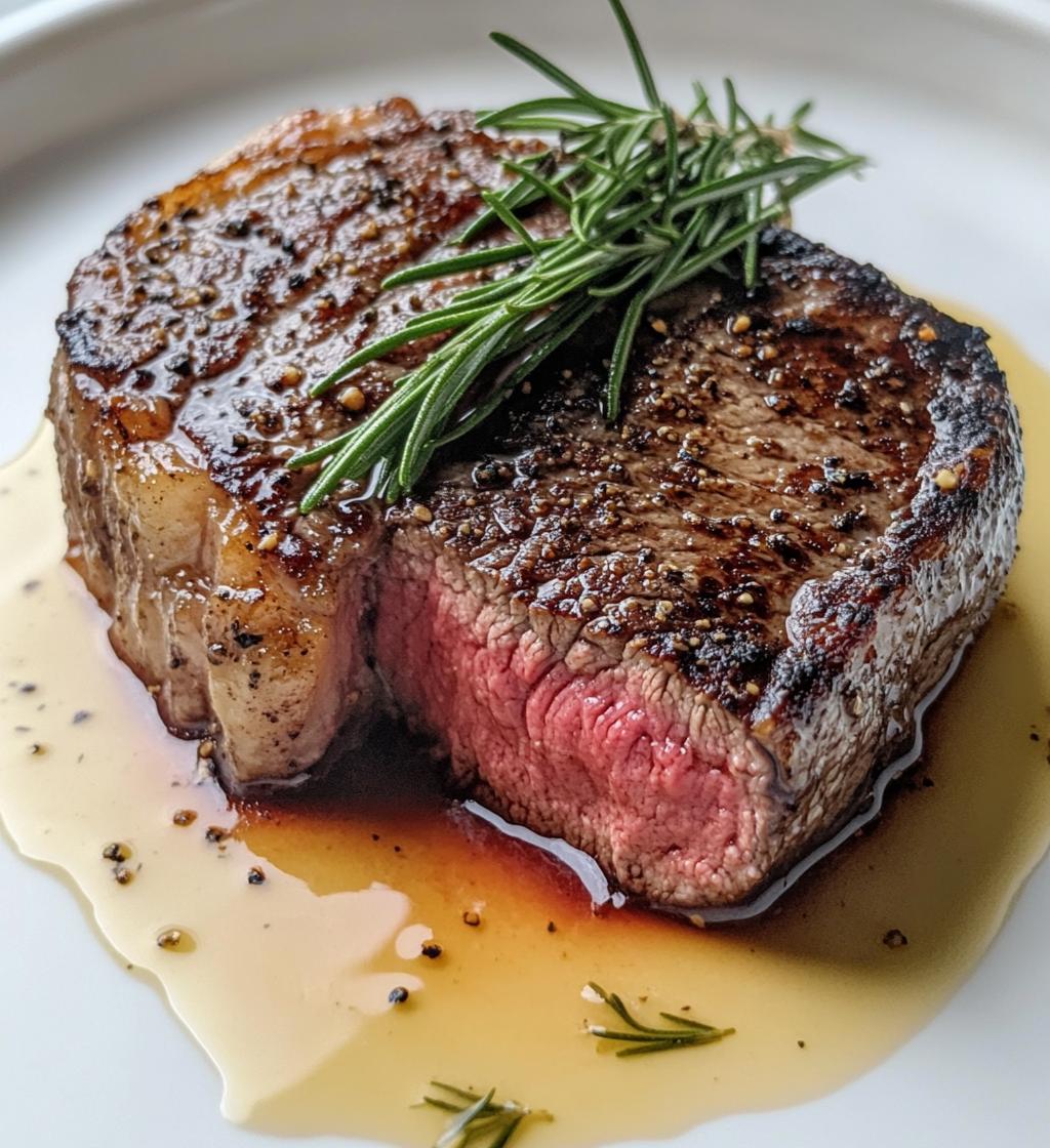 Klassisches Ribeye-Steak