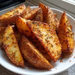 Knusprige Kartoffelspalten aus der Heißluftfritteuse