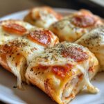 Knusprige Pizzabrötchen aus der Heißluftfritteuse: Ihr neuer Lieblingssnack!