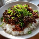 Koreanische Rinderhack-Bowl