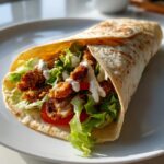 Krokante Chicken Wraps mit Knoblauchsauce