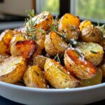Kross gebackene Kartoffeln mit Rosmarin und Meersalz