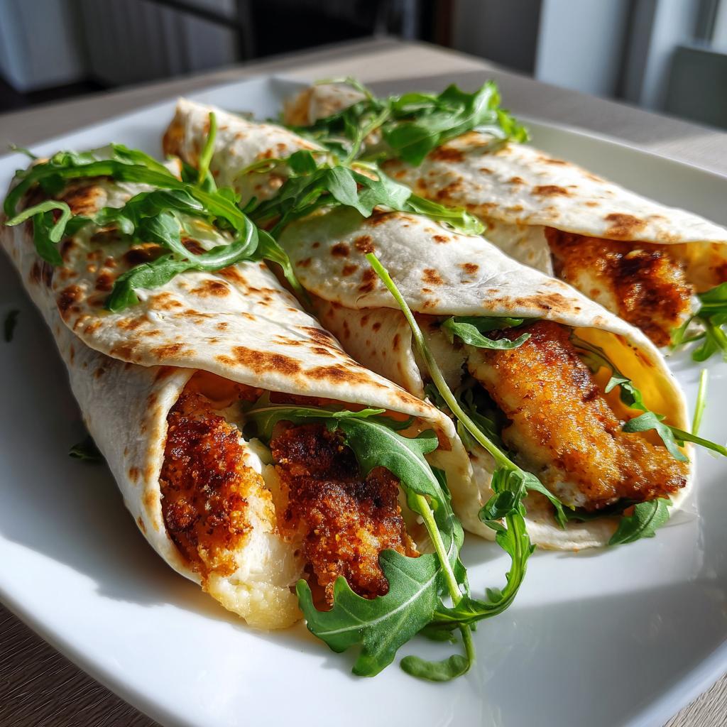 Mein Lieblingsrezept: Zartschmelzende Knoblauch-Käse-Hähnchen-Wraps