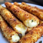 Mozzarella-Sticks aus der Heißluftfritteuse