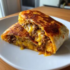 Saftiges Rindfleisch-Burrito in 25 Minuten perfekt gelungen