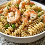 Shrimp-Pasta-Salat mit Zitrone und Dill
