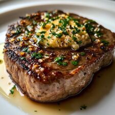 Perfektes Steak mit Knoblauchbutter in 20 Minuten - himmlisch