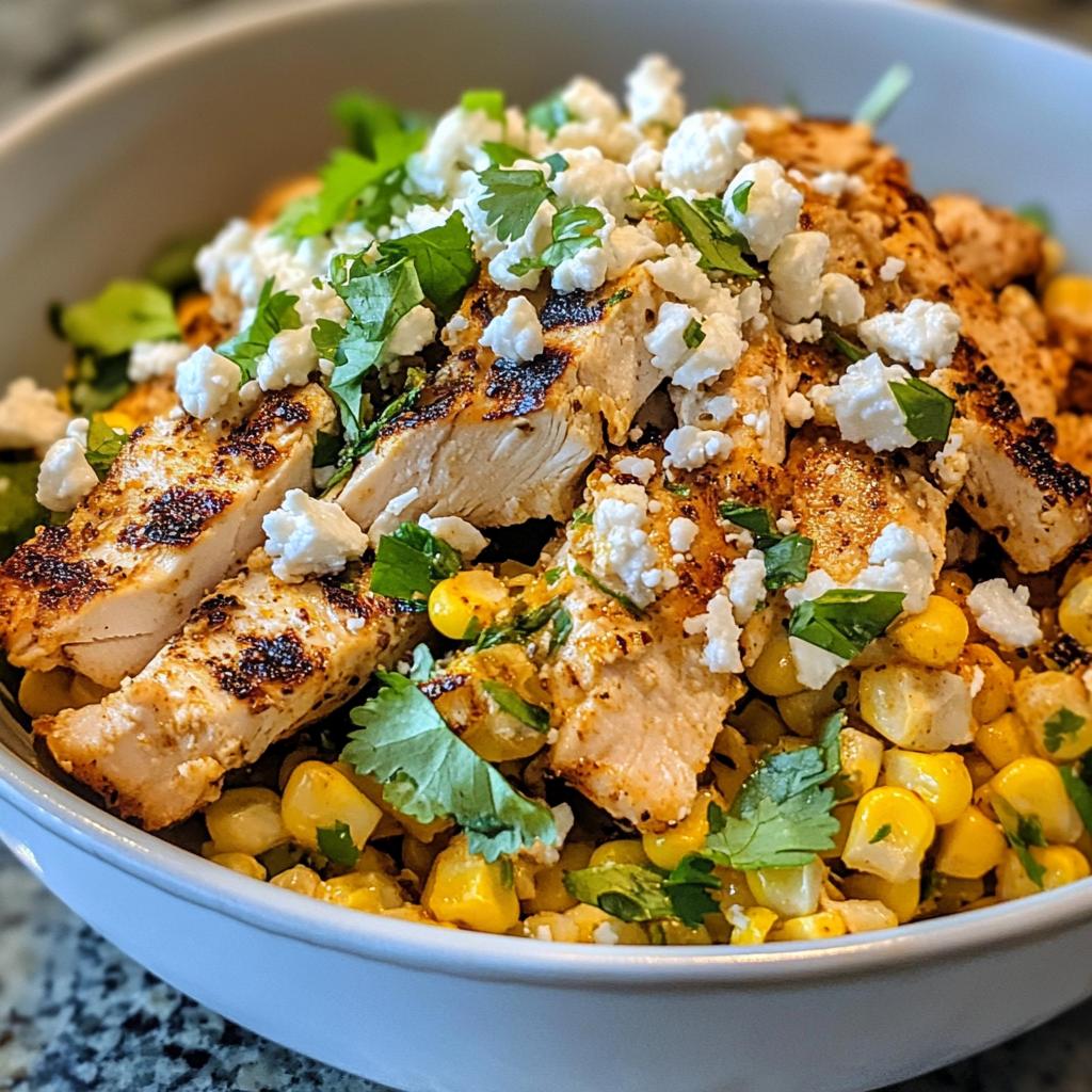 Street Corn Chicken Bowl – Einfaches Abendessen