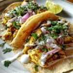 Tacos mit Hähnchen und frischem Koriander