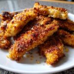 Unwiderstehliche Zitronen-Knoblauch-Parmesan-Hähnchenstreifen