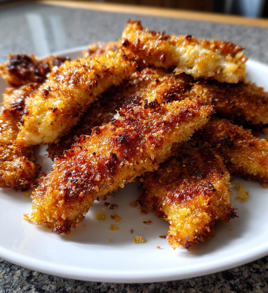Unwiderstehliche Zitronen-Knoblauch-Parmesan-Hähnchenstreifen