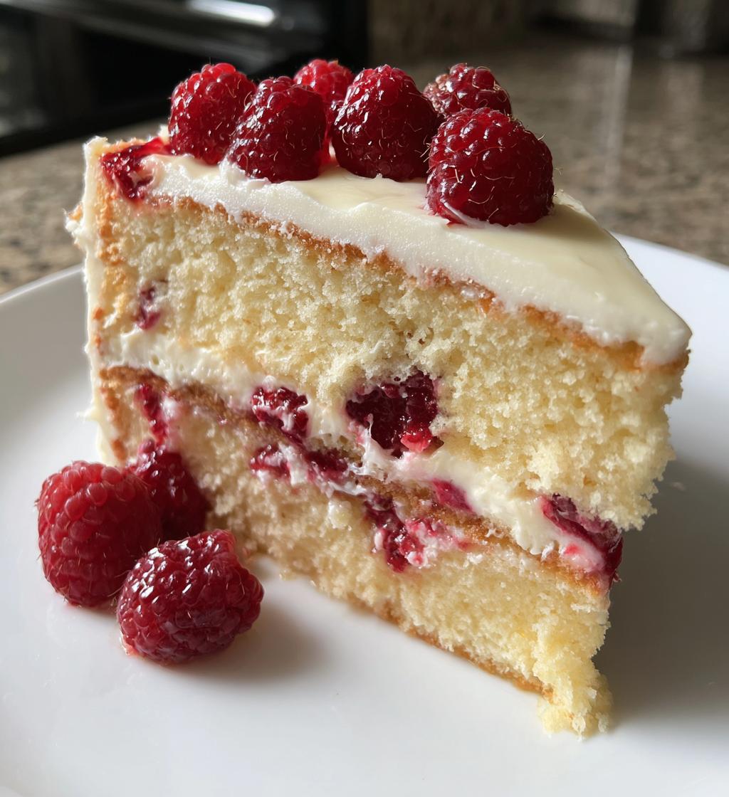 Weiße Schokoladen-Himbeer-Torte