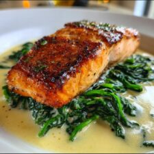 Zarter Lachs mit Spinat: Cremiges 25-Minuten-Wunder