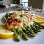 Zitronen-Hähnchen mit Spargel und Parmesan