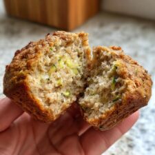 21 Minuten zu perfekten Zucchini-Bananen-Muffins mit Hafer