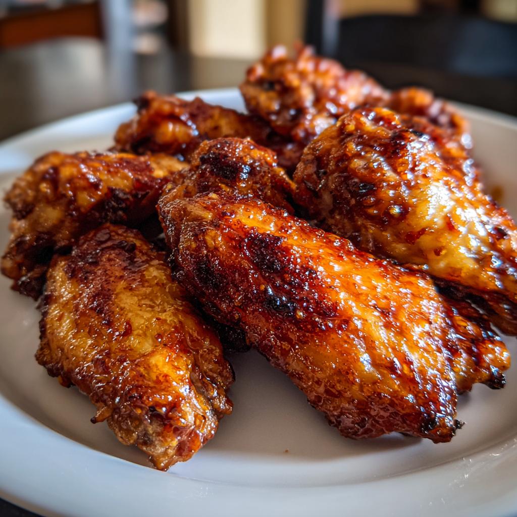 Airfryer Chicken Wings mit Honigglasur