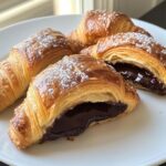 Airfryer Croissants mit Schokolade