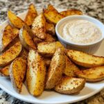Airfryer Kartoffelwedges mit Dip
