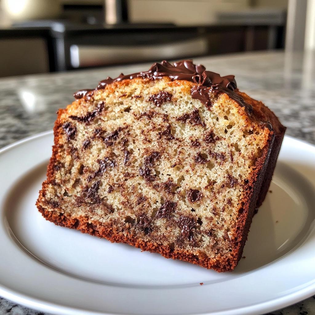 Bananenbrot mit Schokostückchen
