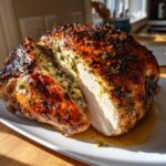 Bratente Truthahn mit Kräuterbutter