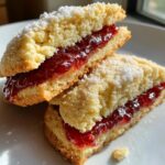 Butterweiche Marmeladenkekse mit Himbeerfüllung