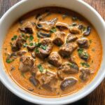 Cremige One-Pot-Rindstroganoff-Suppe