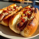 Heißluftfritteuse Hot Dogs