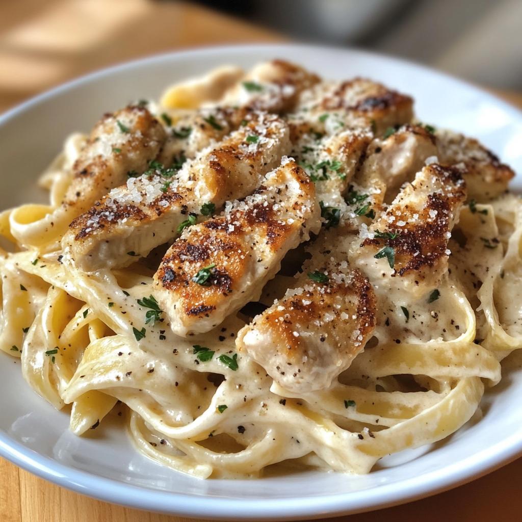 Hähnchen Alfredo Pasta