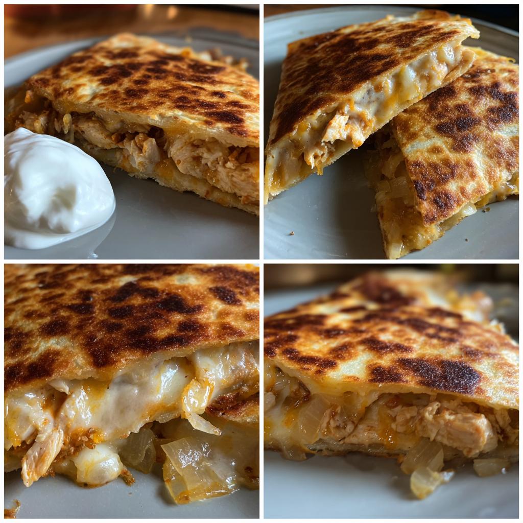 Hähnchen-Käse-Quesadillas