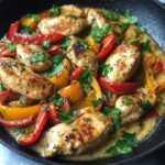 Hähnchen-Paprika-Pfanne