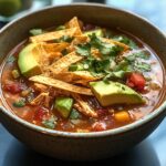 Hähnchen-Tortilla-Suppe