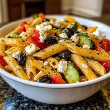 15 Minuten Italianischer Nudelsalat: Lecker & einfach