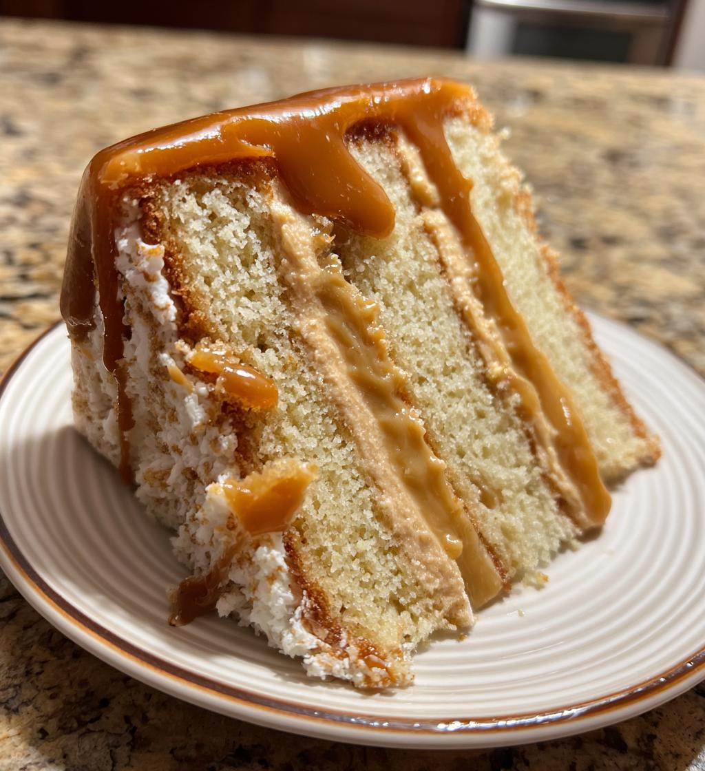 Karamell-Schichtkuchen