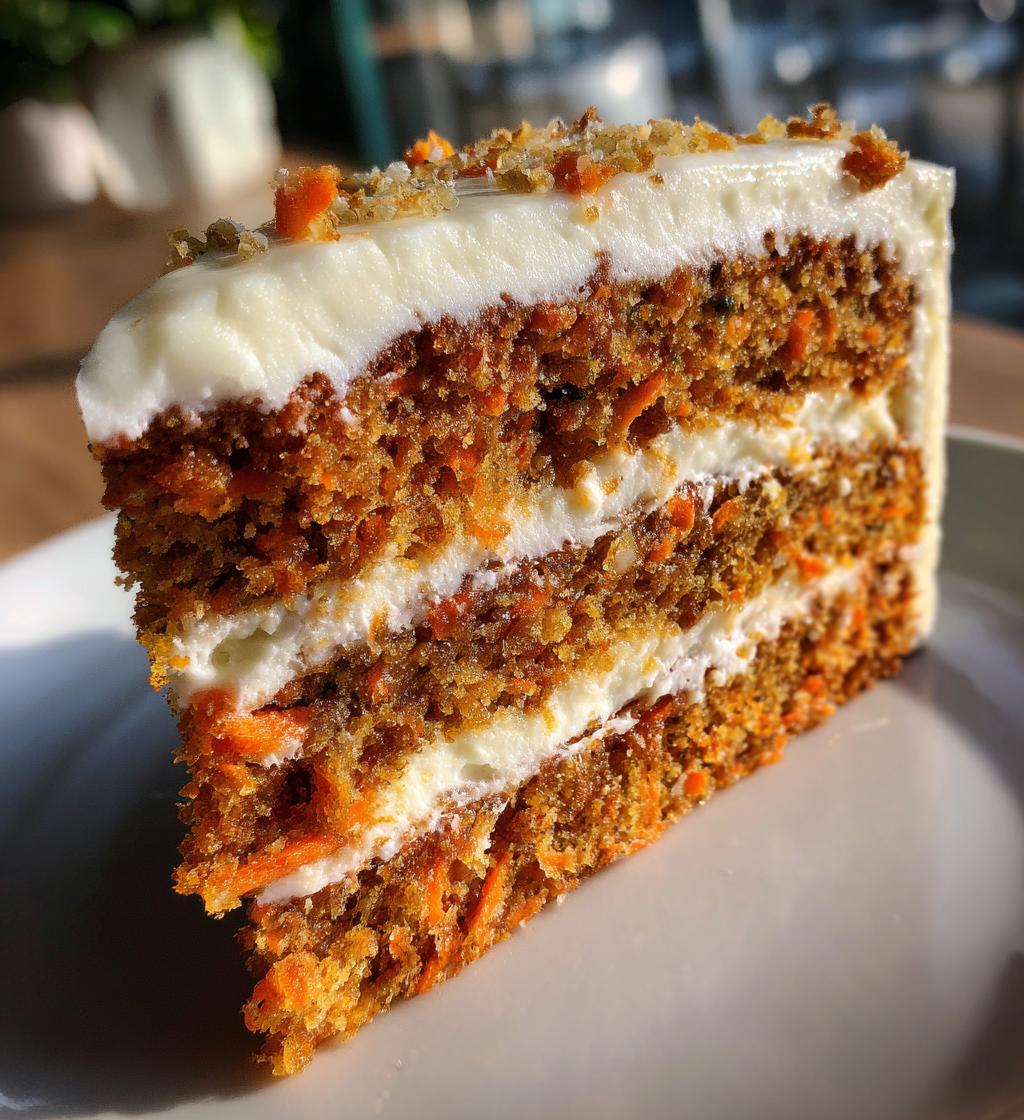 Karottenkuchen mit Frischkäsefrosting