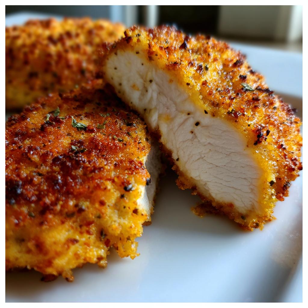Knuspriges Hähnchen aus der Heißluftfritteuse